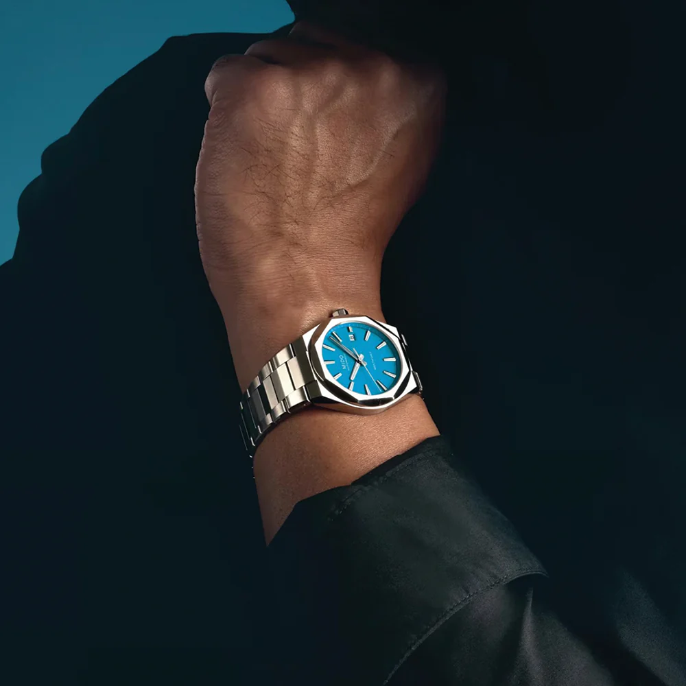 Multifort 8 One Crown 40mm - Turquoise on Bracelet - Image 3
