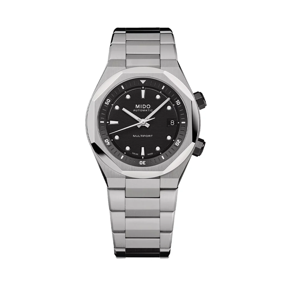Multifort 8 Two Crowns Automatic 40mm - Black on Bracelet