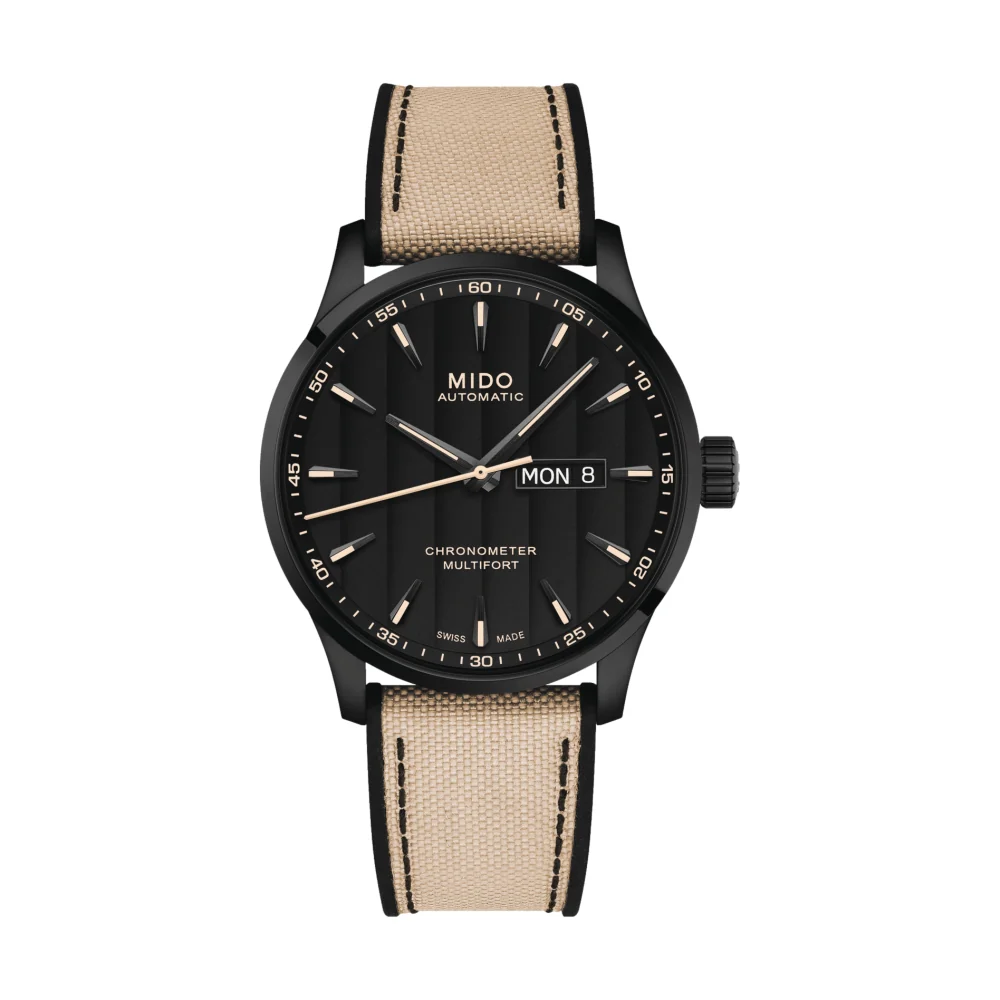 Multifort Chronometer 1 42mm - Black on Fabric Strap