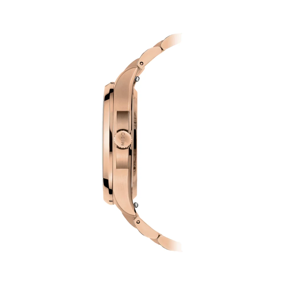 Multifort TV with Diamonds 35mm - Rose Gold PVD on Bracelet - Image 2