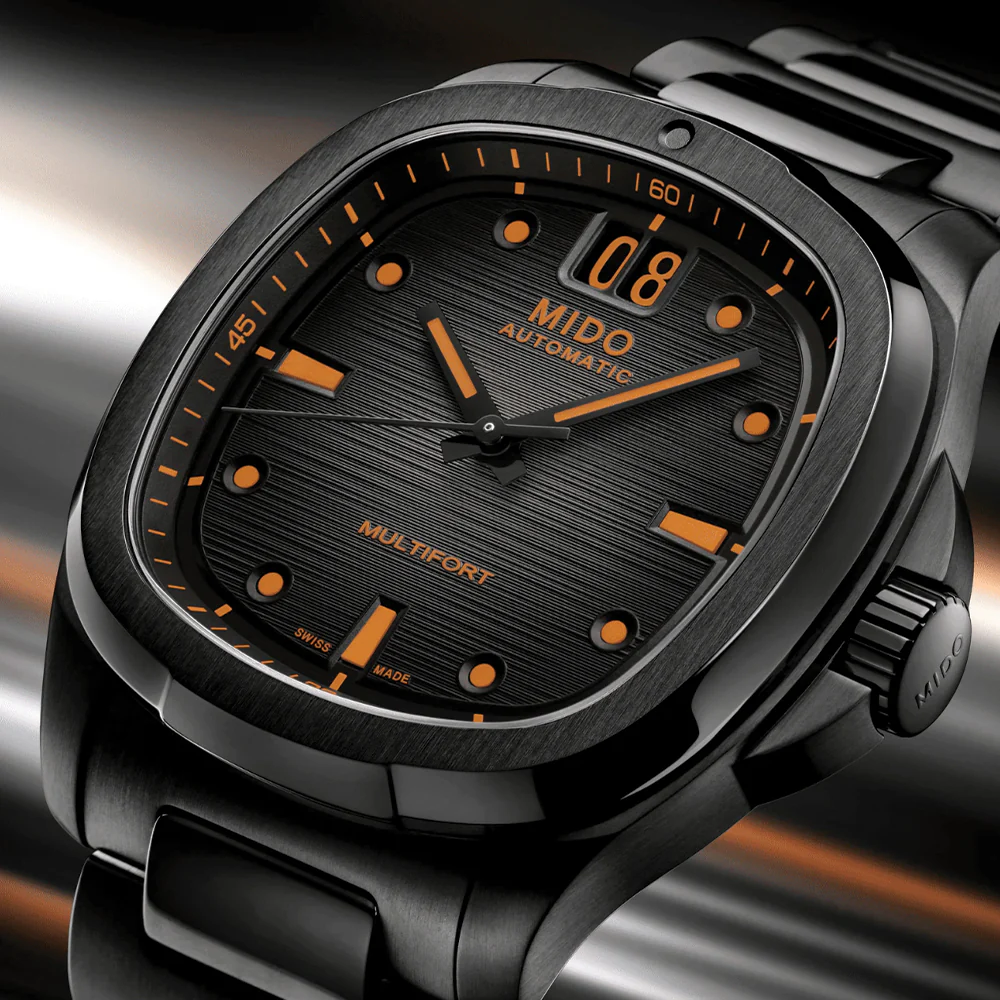 Multifort TV Big Date Automatic 40mm - Grey on Bracelet - Image 4