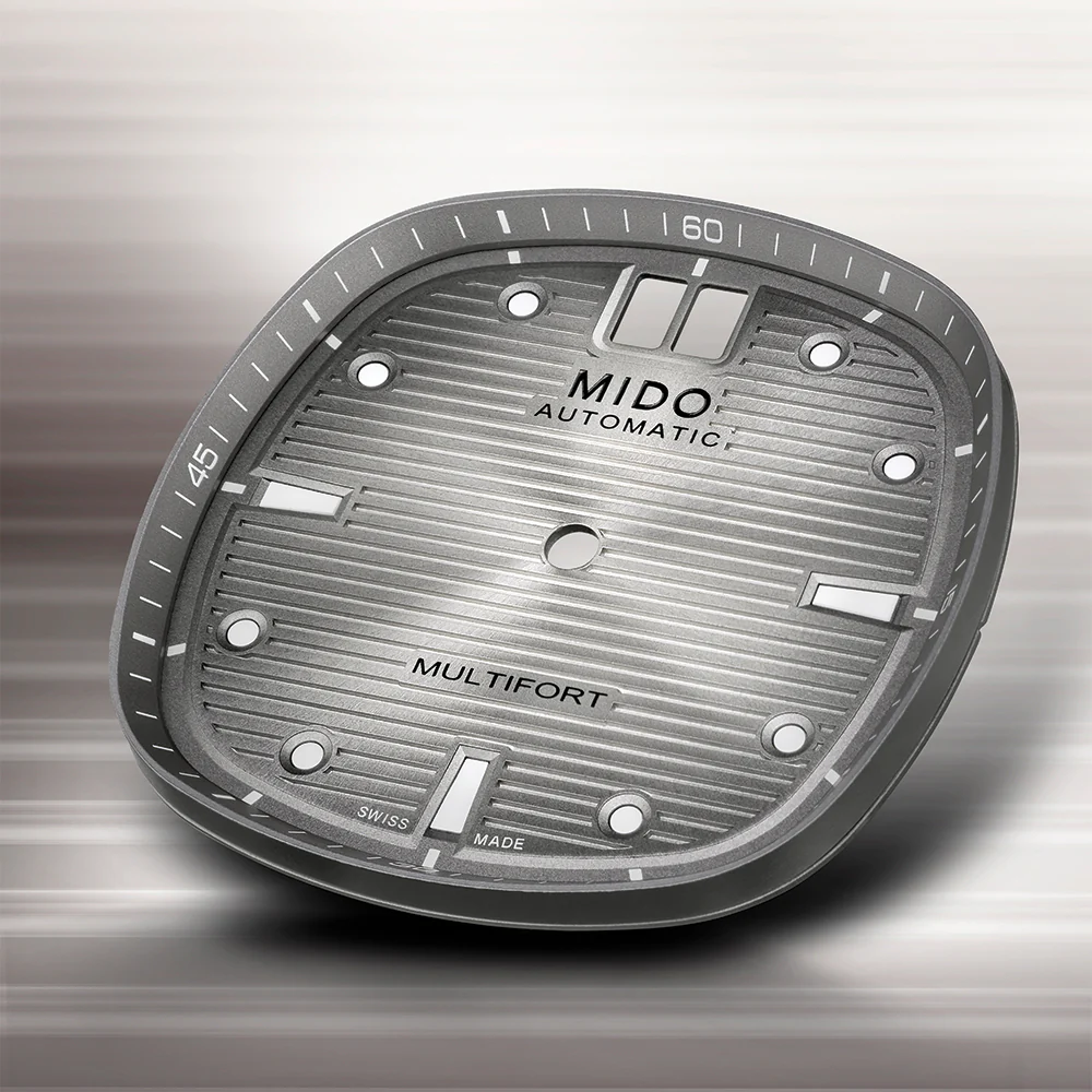 Multifort TV Big Date Titanium 40mm - Grey Gradient on Bracelet - Image 7