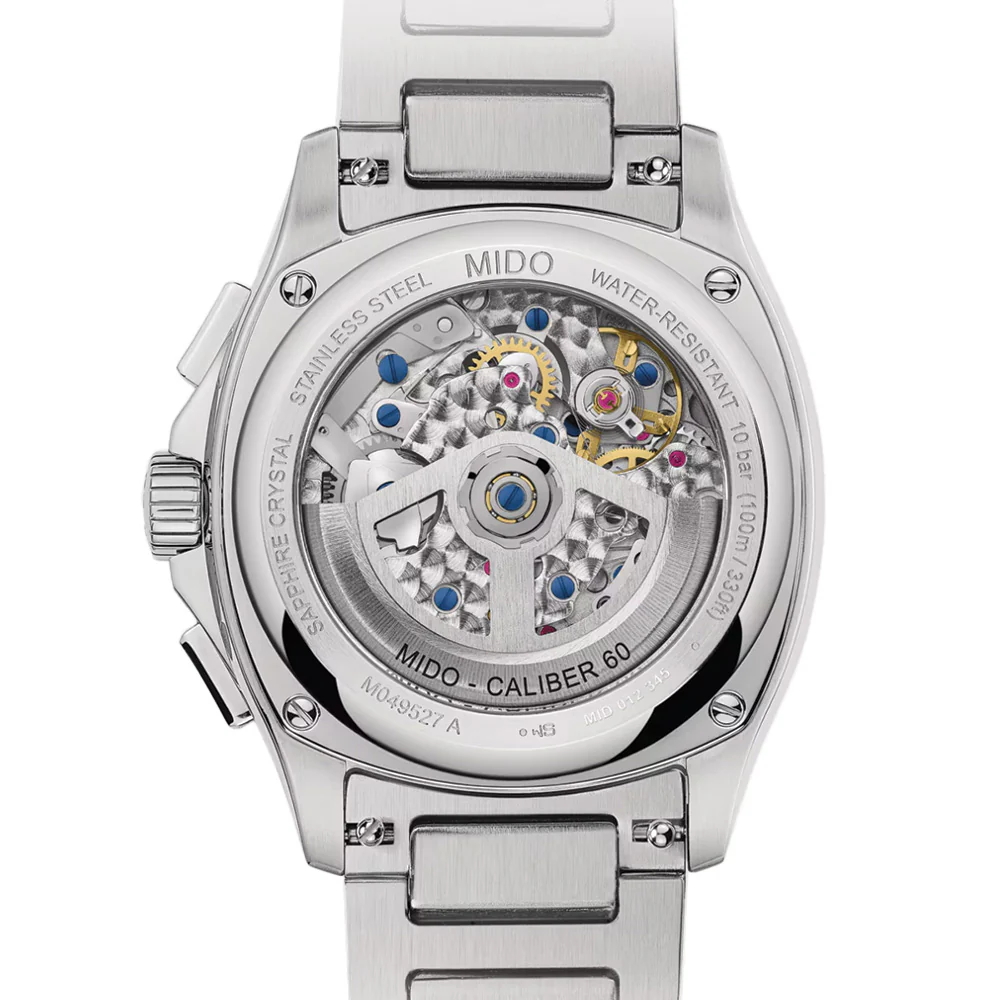 Multifort TV Chronograph Special Edition 42mm - Blue on Bracelet w/ Extra Fabric Strap - Image 3