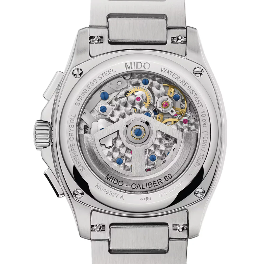 Multifort TV Chronograph Special Edition 42mm - Grey on Bracelet w/ Extra Fabric Strap - Image 3