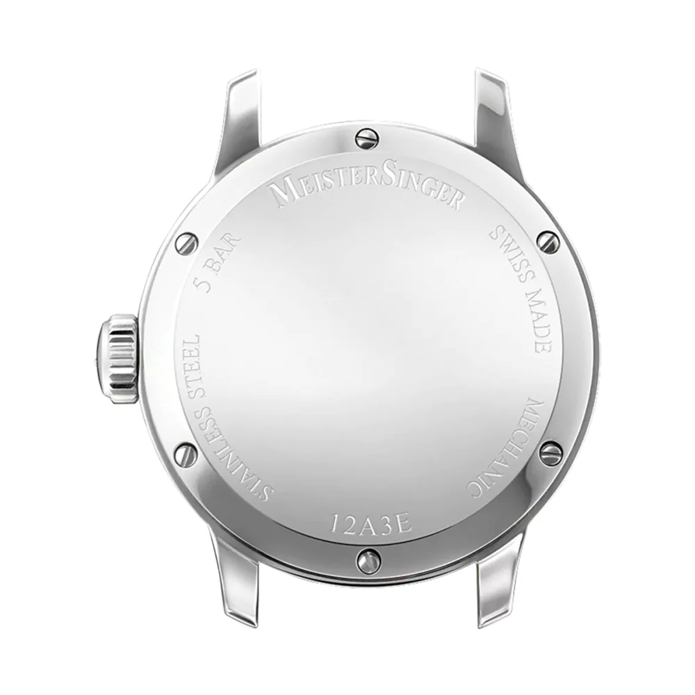 №01 43mm - Ivory on Leather Strap - Image 5