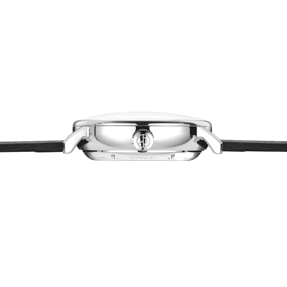 Naos Automatic 38mm - Black on Leather Strap - Image 9