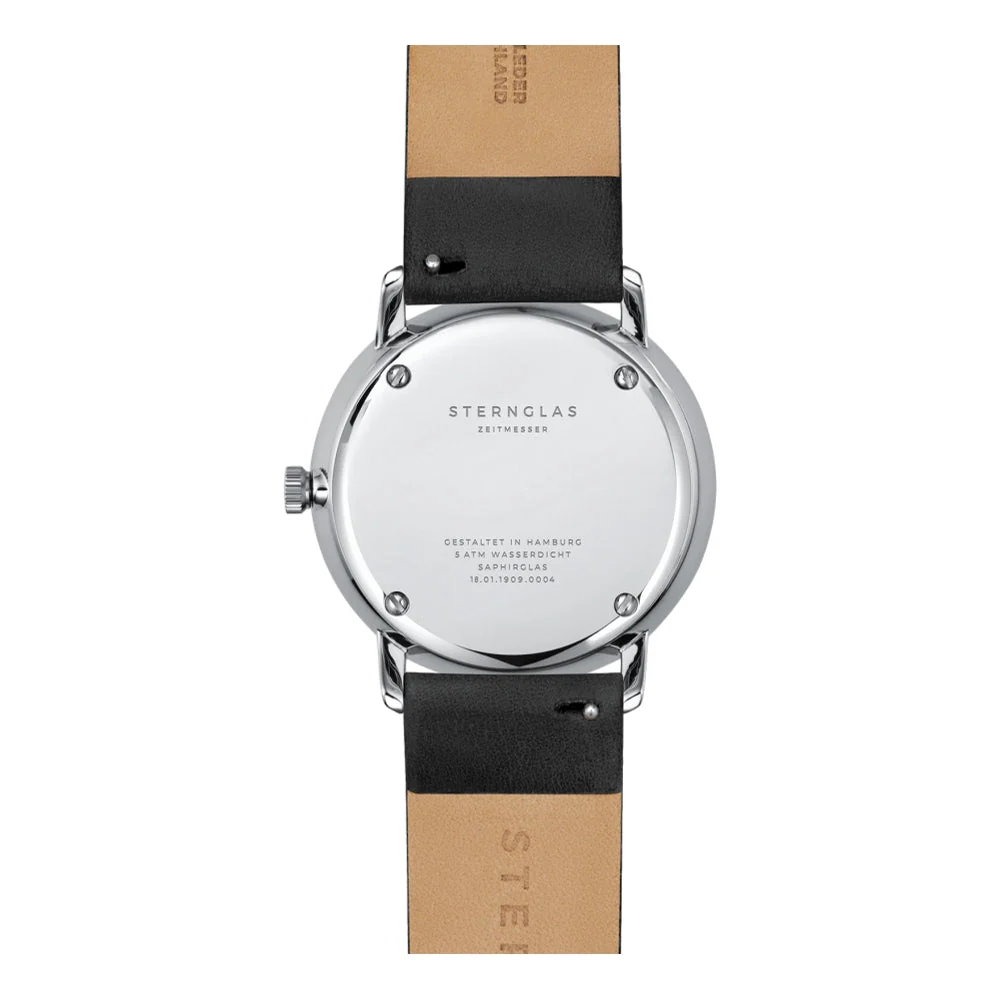 Naos Quartz 38mm - Blue on Leather Strap - Image 3