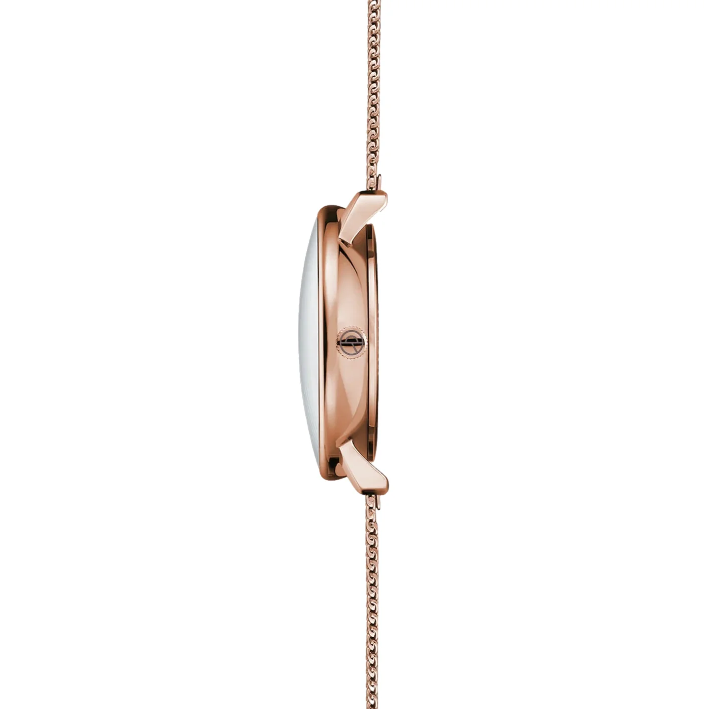 Naos XS Quartz Rose Gold PVD 33mm - White on Bracelet - Image 7
