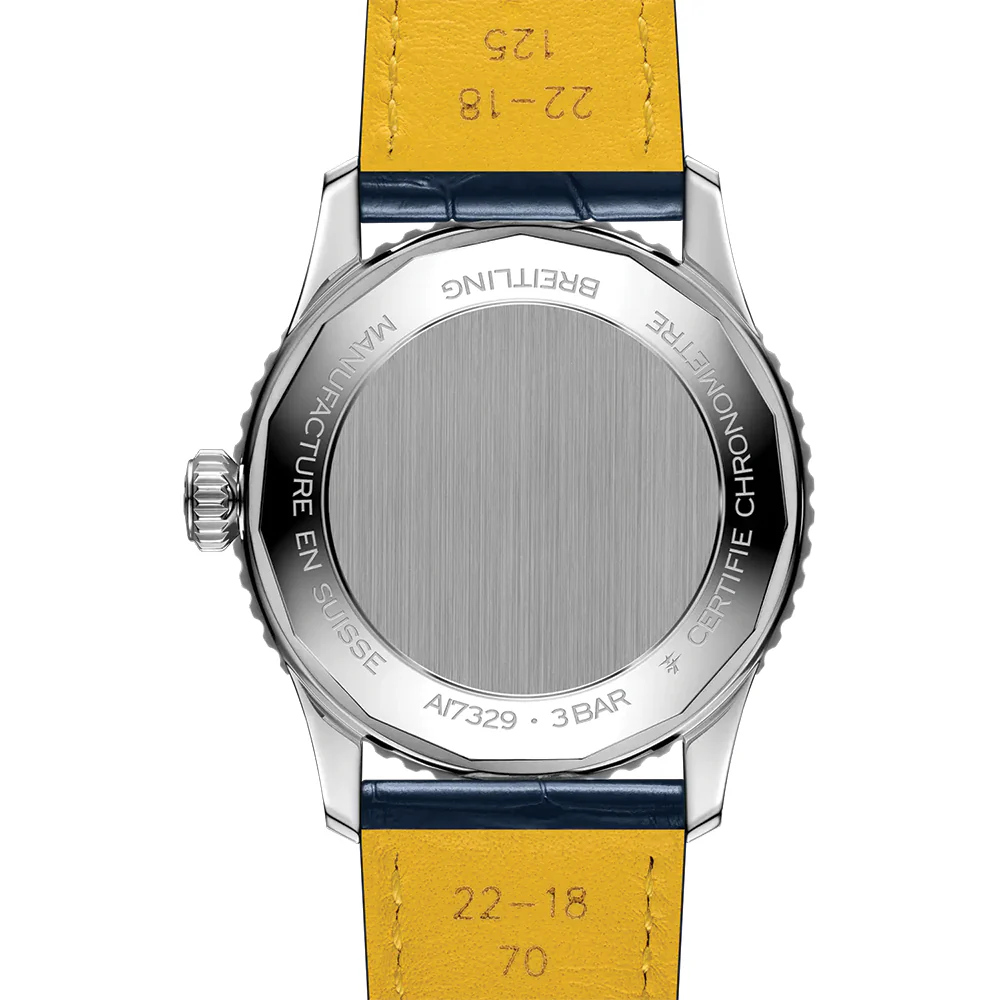 Navitimer Automatic 41mm - Blue on Leather Strap - Image 4