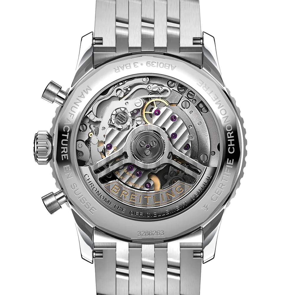 Navitimer B01 Chronograph 41mm - Black on Bracelet - Image 5