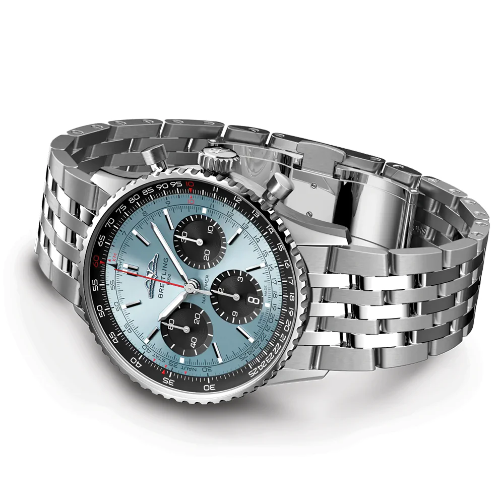 Navitimer B01 Chronograph 41mm - Blue on Bracelet - Image 3
