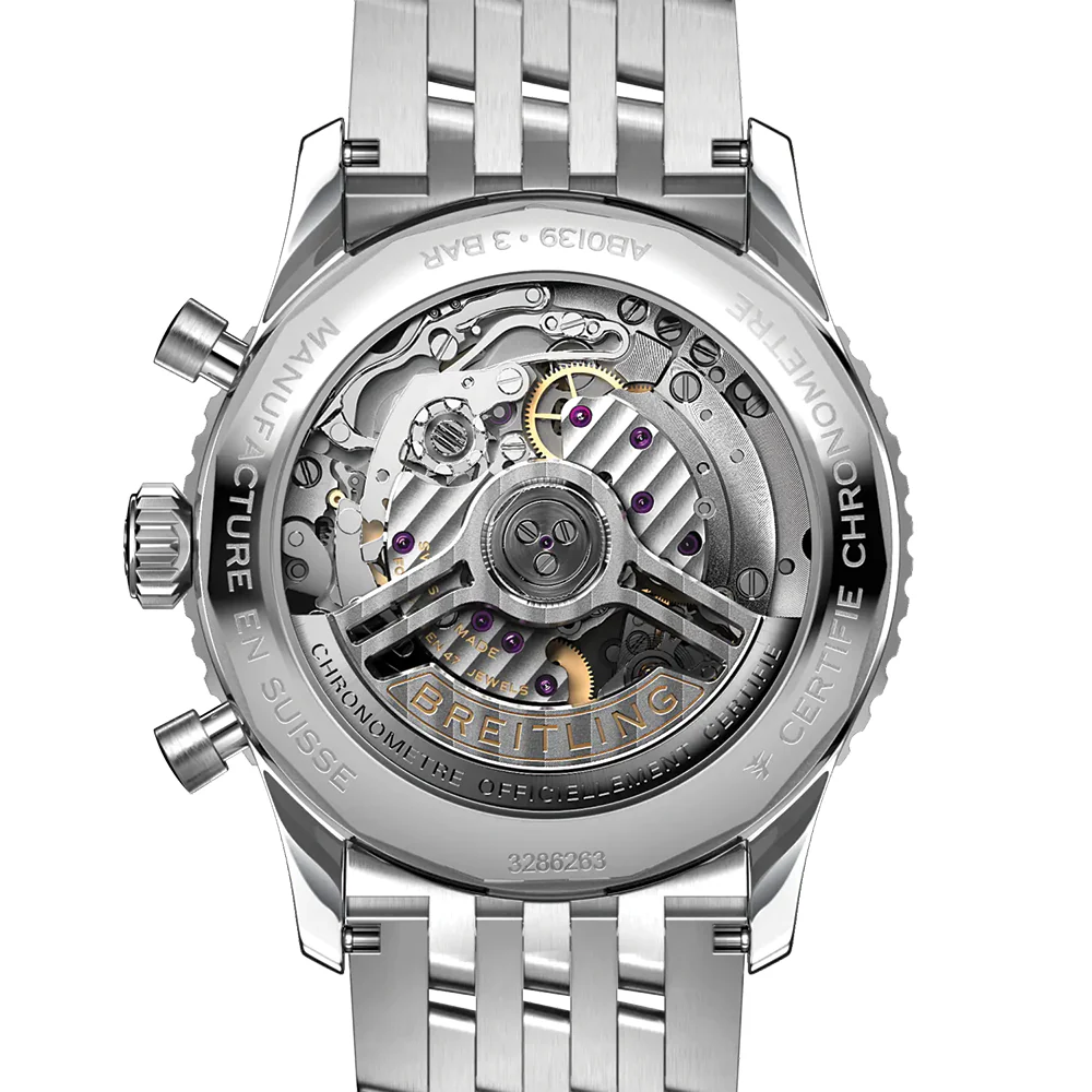 Navitimer B01 Chronograph 41mm - Blue on Bracelet - Image 5