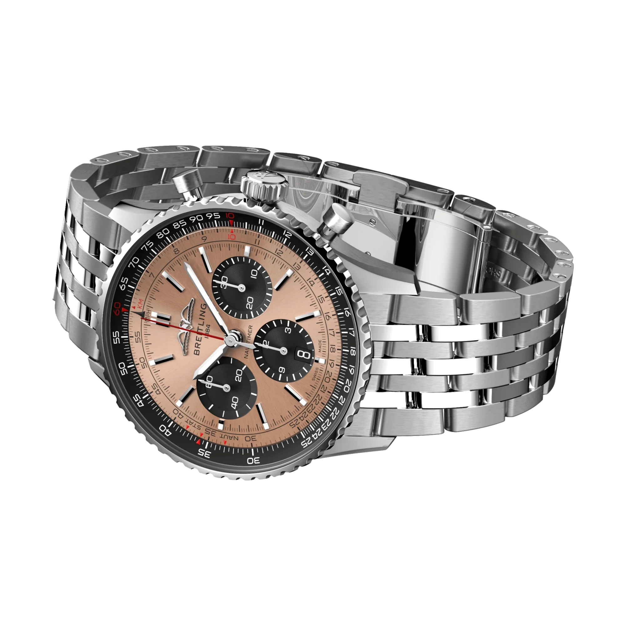 Navitimer B01 Chronograph 43mm - Copper on Bracelet - Image 3
