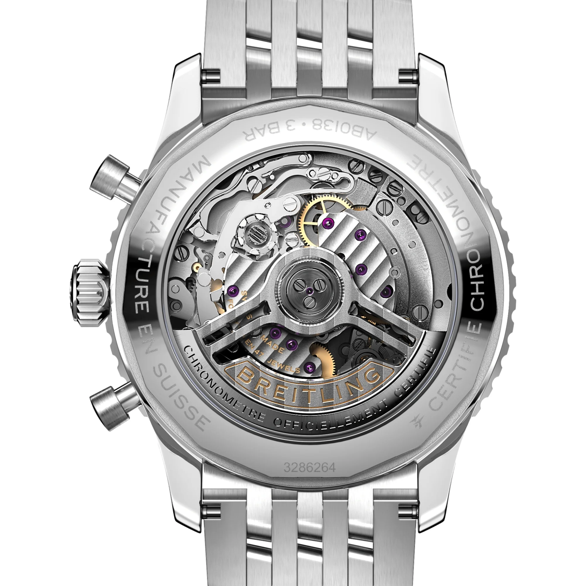 Navitimer B01 Chronograph 43mm - Copper on Bracelet - Image 4