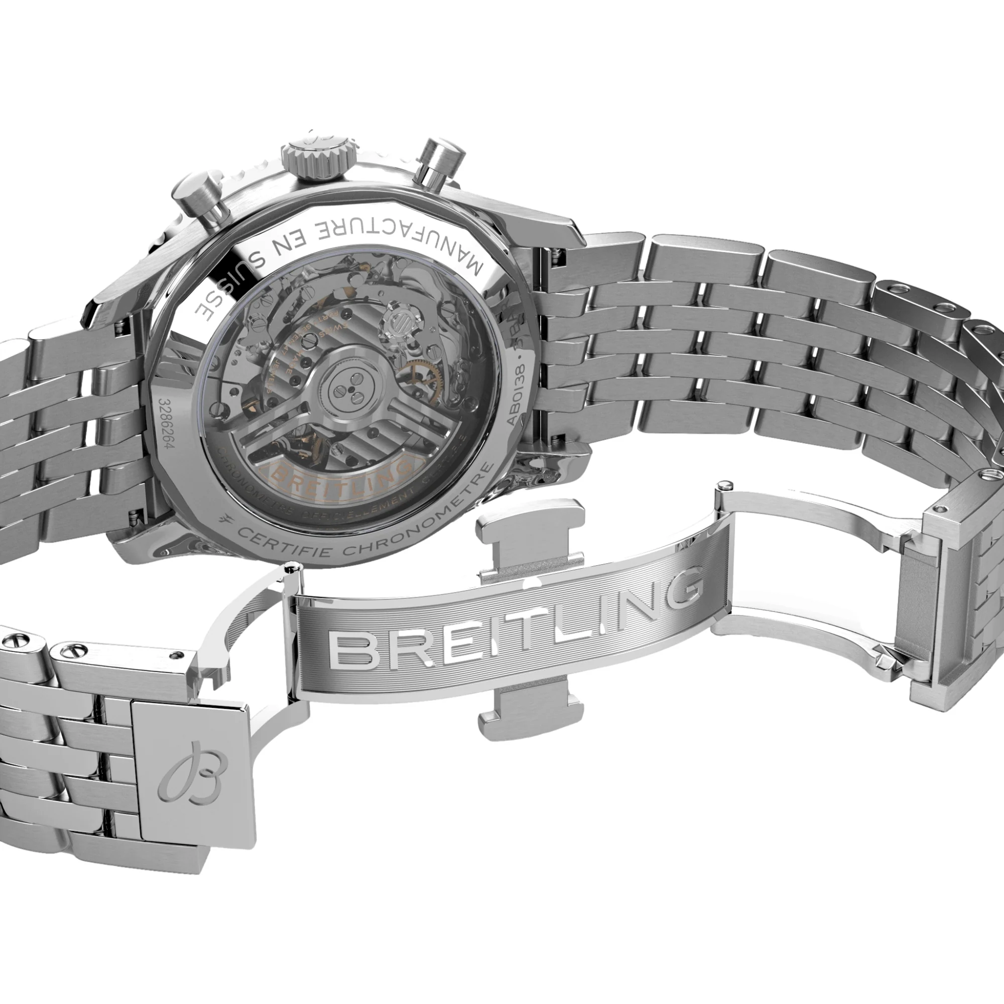 Navitimer B01 Chronograph 43mm - Copper on Bracelet - Image 7