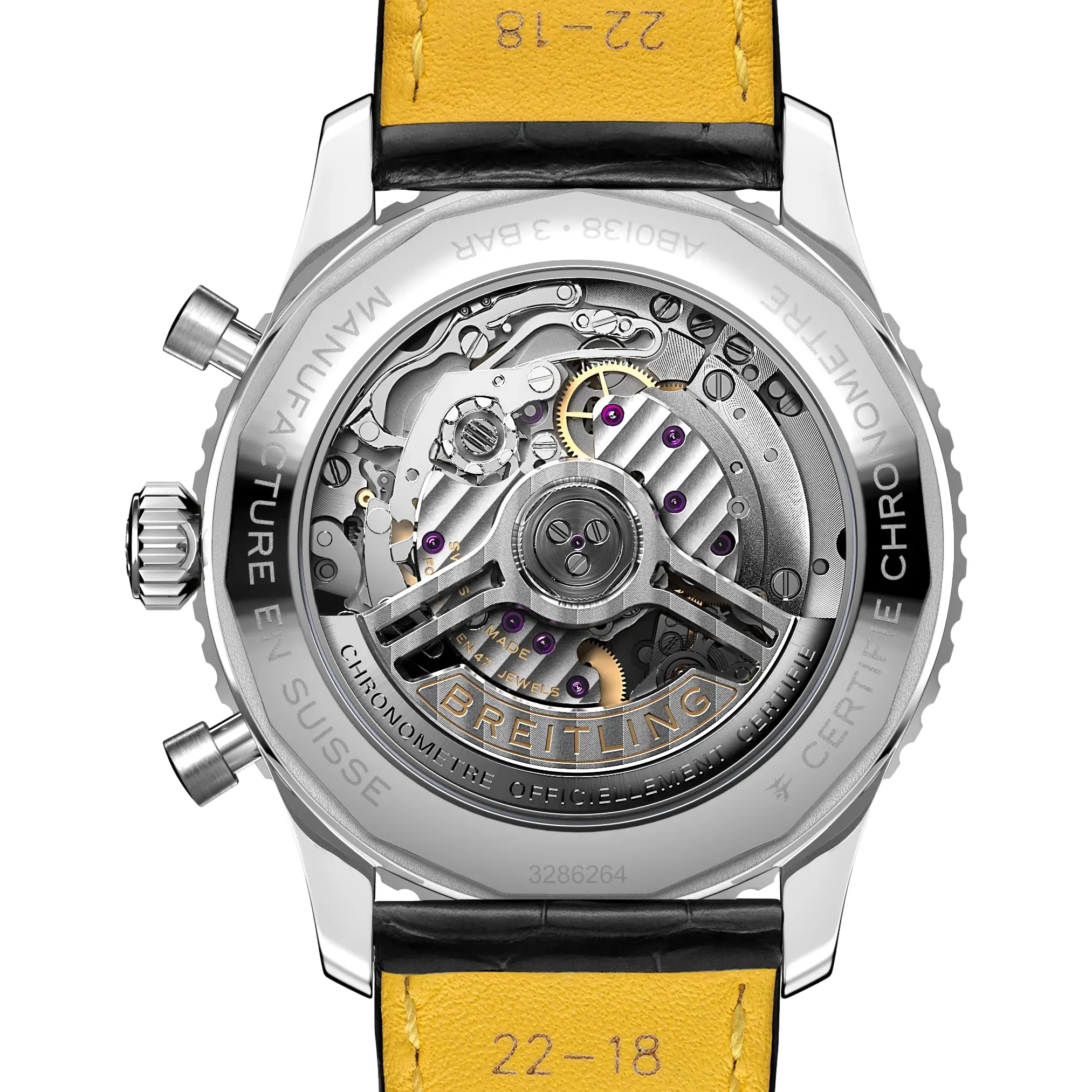 Navitimer B01 Chronograph 43mm - Copper on Leather Strap - Image 6