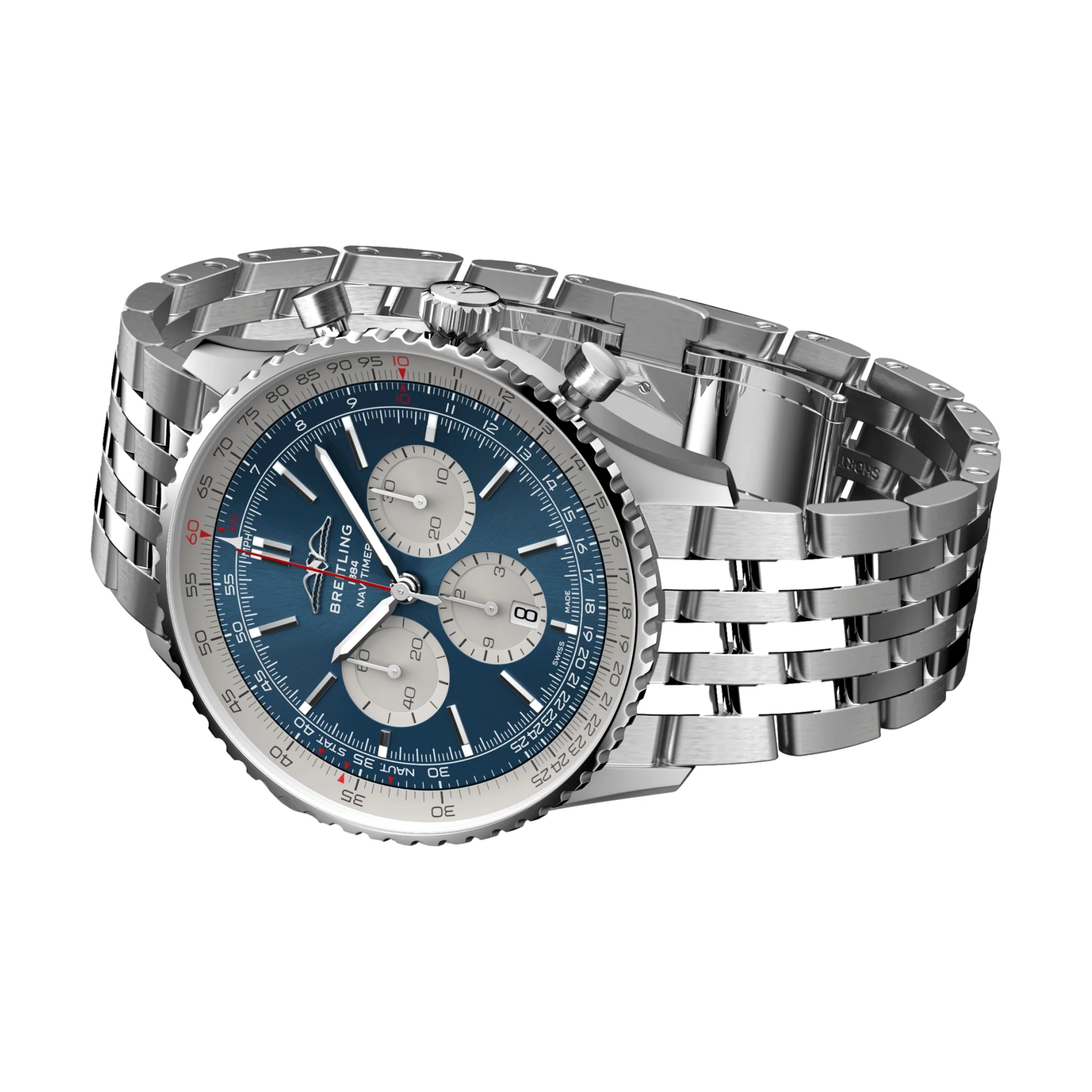 Navitimer B01 Chronograph 46mm - Blue on Bracelet - Image 3