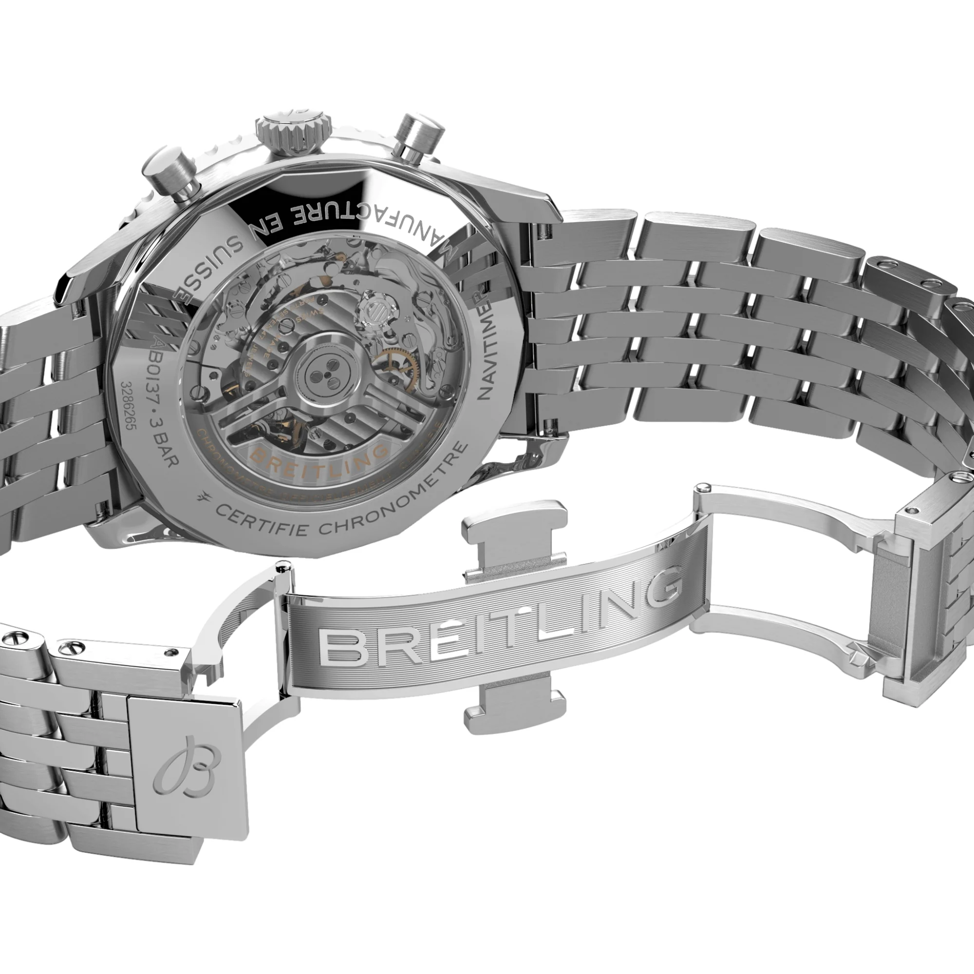 Navitimer B01 Chronograph 46mm - Blue on Bracelet - Image 6