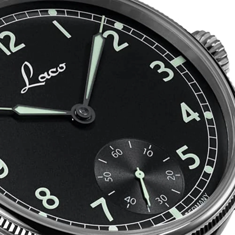 Navy Bremerhaven Handwinding 42.5mm - Black on Leather Strap - Image 2