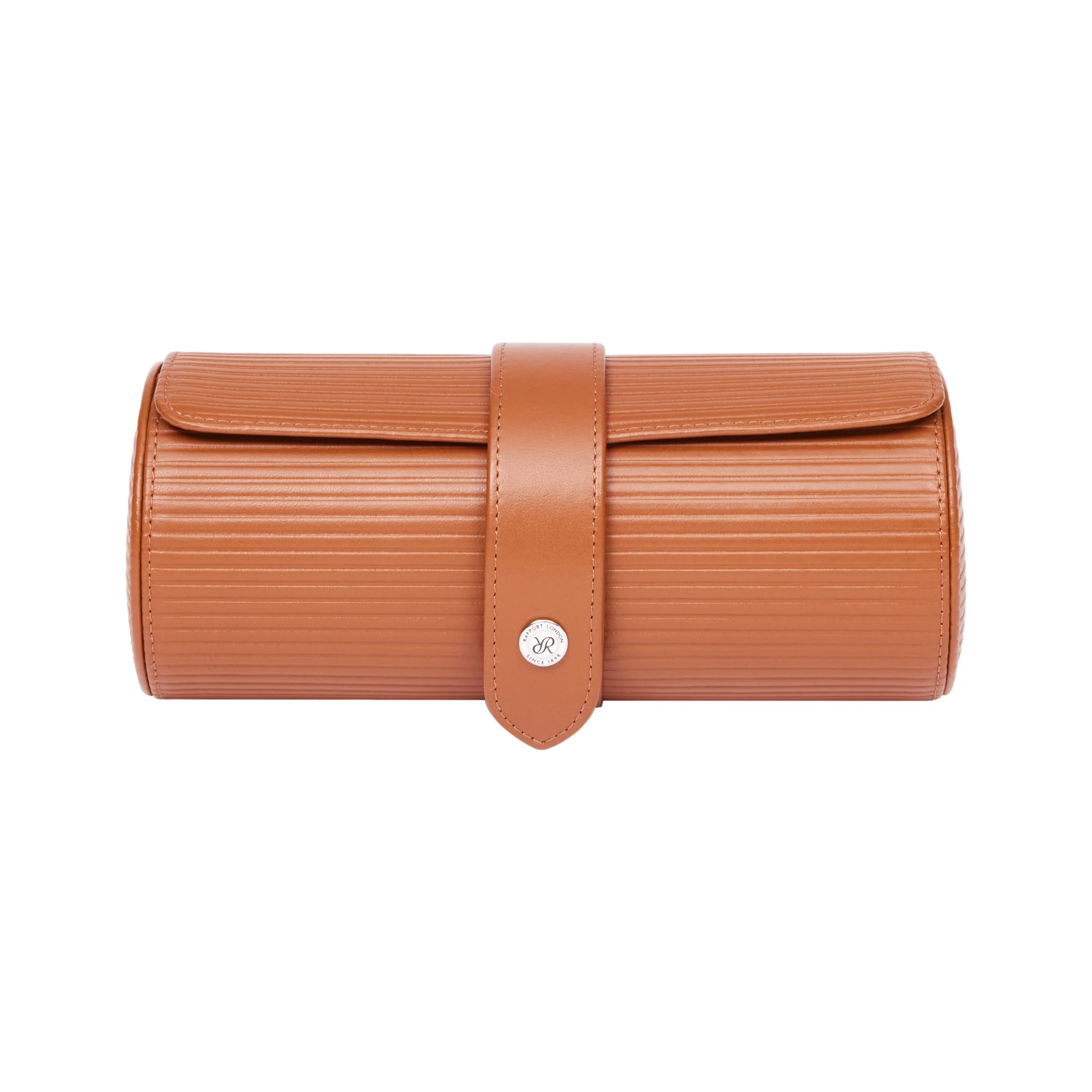 Nova Three Watch Roll - Tan