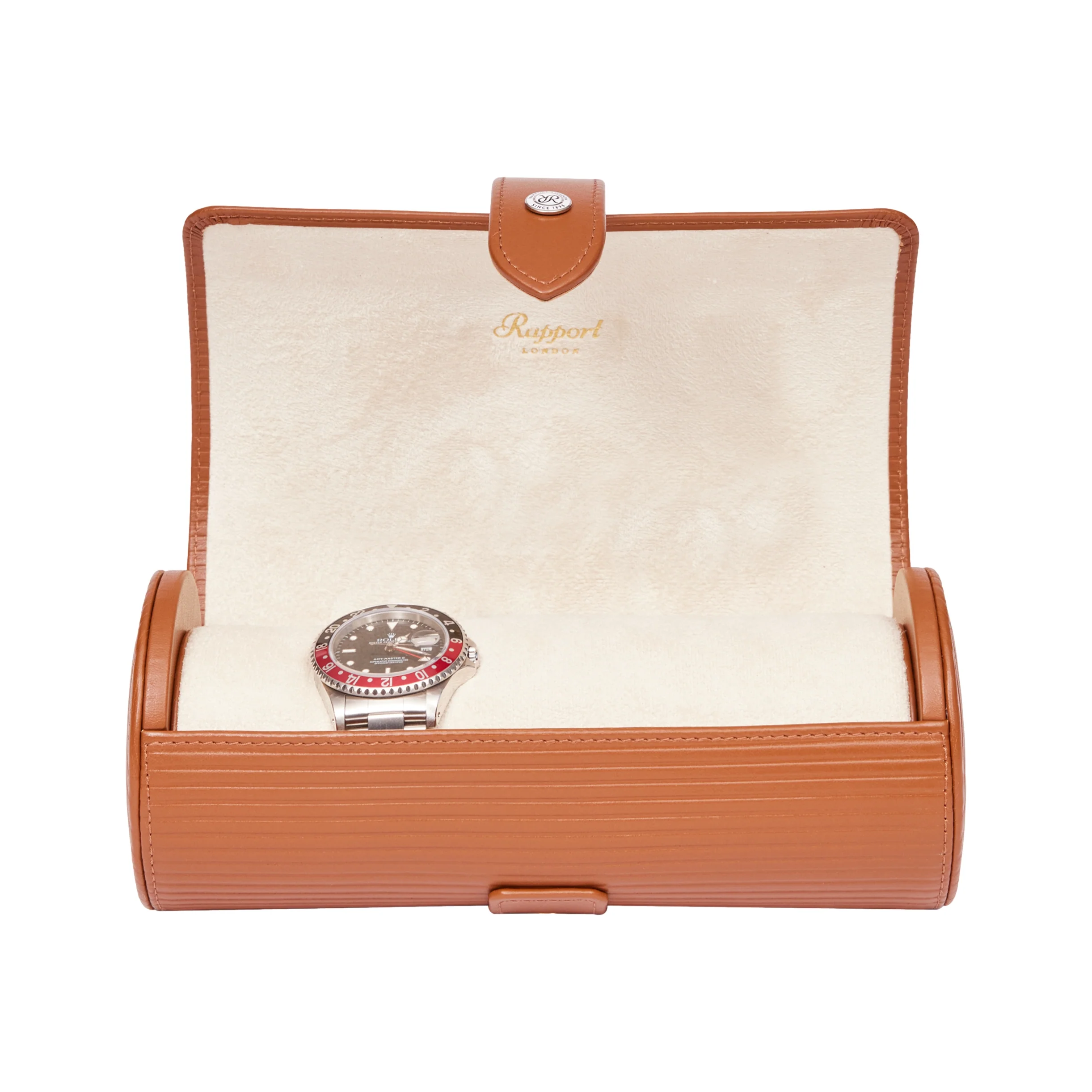 Nova Three Watch Roll - Tan - Image 2
