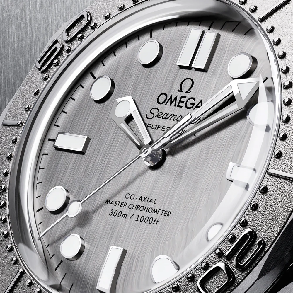 Seamaster Diver 300M Titanium Bezel 42mm - Grey on Bracelet - Image 4