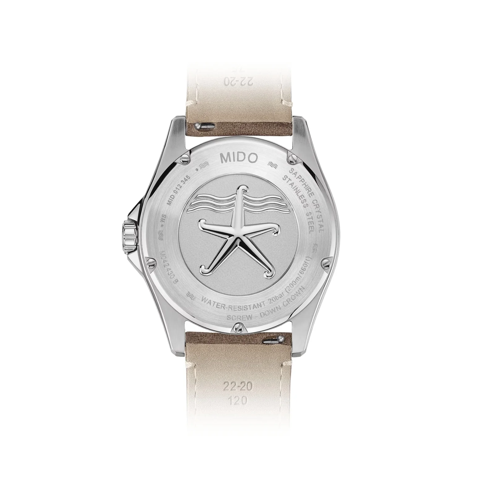 Ocean Star 200C 42.5mm - Black on Leather Strap - Image 2