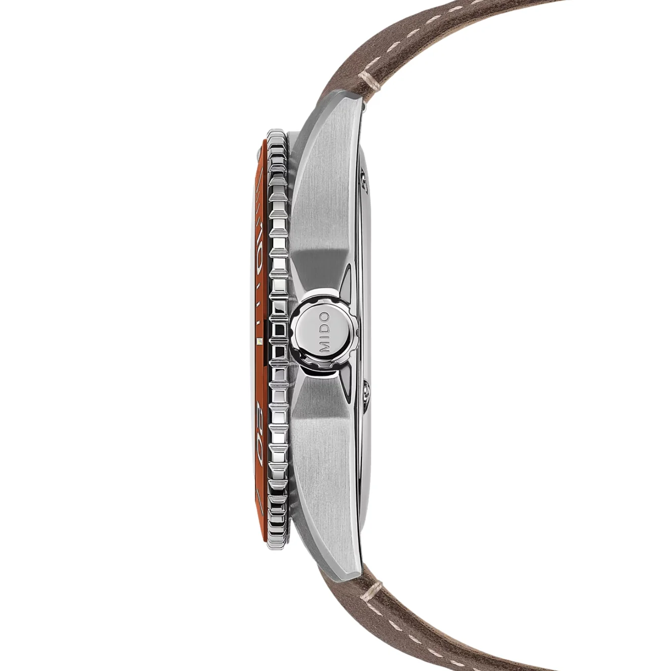 Ocean Star 200C 42.5mm - Black on Leather Strap - Image 3