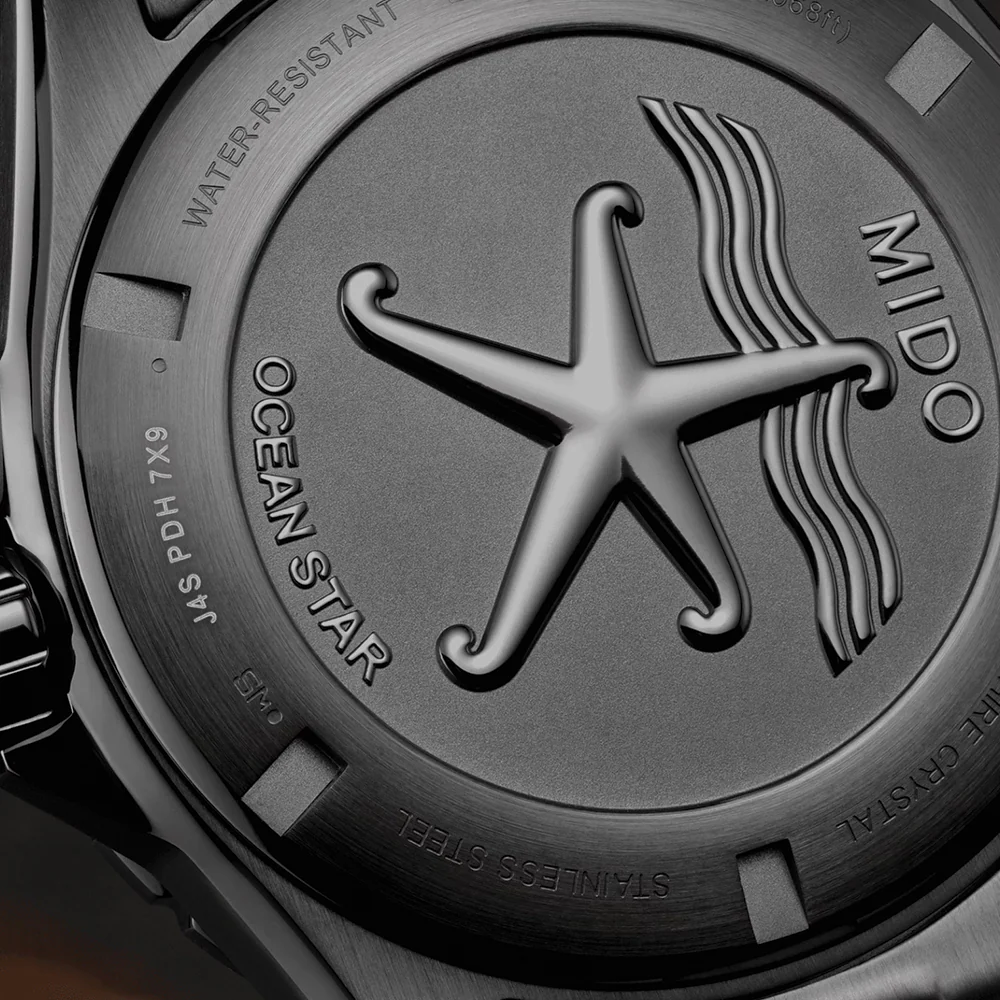 Ocean Star 600 Chronometer DLC - Black on Bracelet w/ Additional Rubber Strap - Image 6