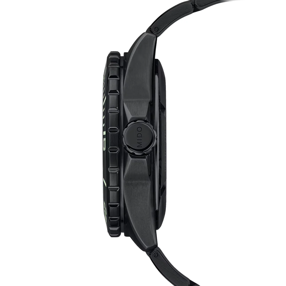 Ocean Star 600 Chronometer DLC - Black on Bracelet w/ Additional Rubber Strap - Image 7