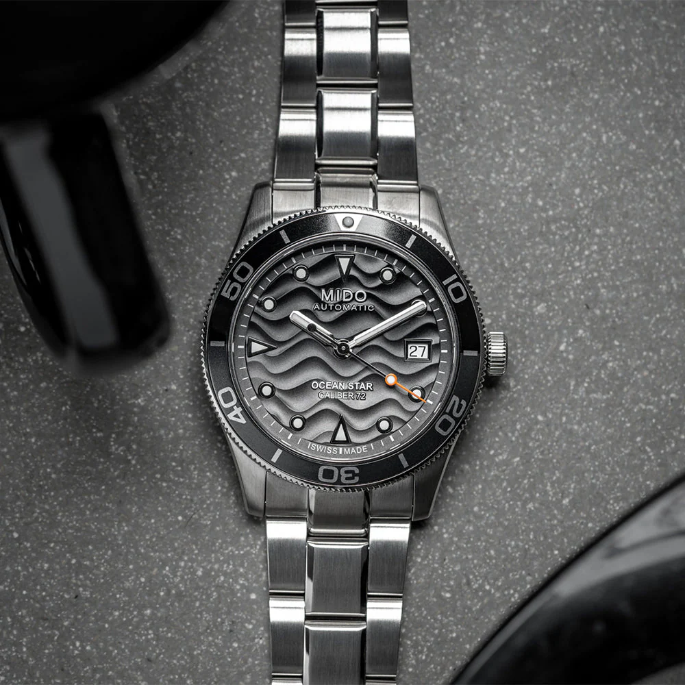 Ocean Star 39mm - Grey on Bracelet - Image 2
