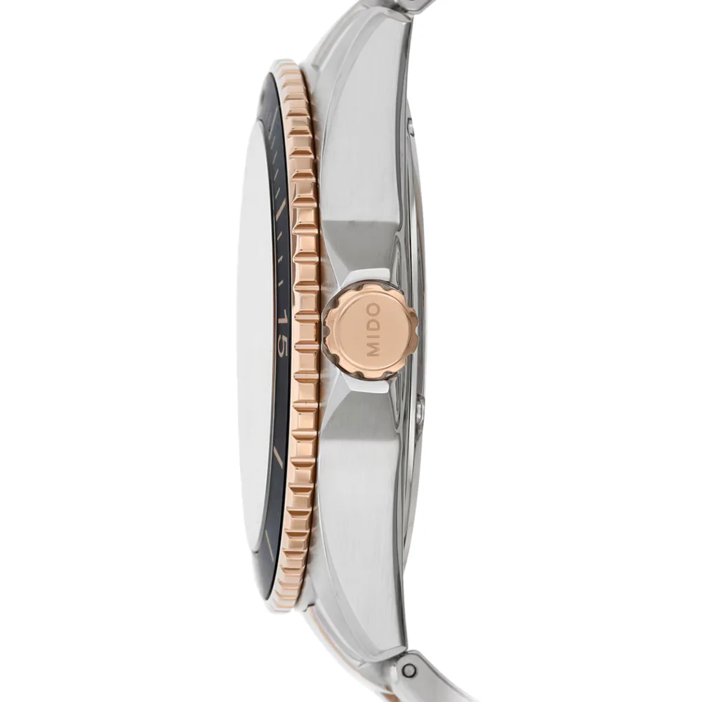 Ocean Star Captain Two-Tone 42.5mm - Black on Bracelet - Image 4