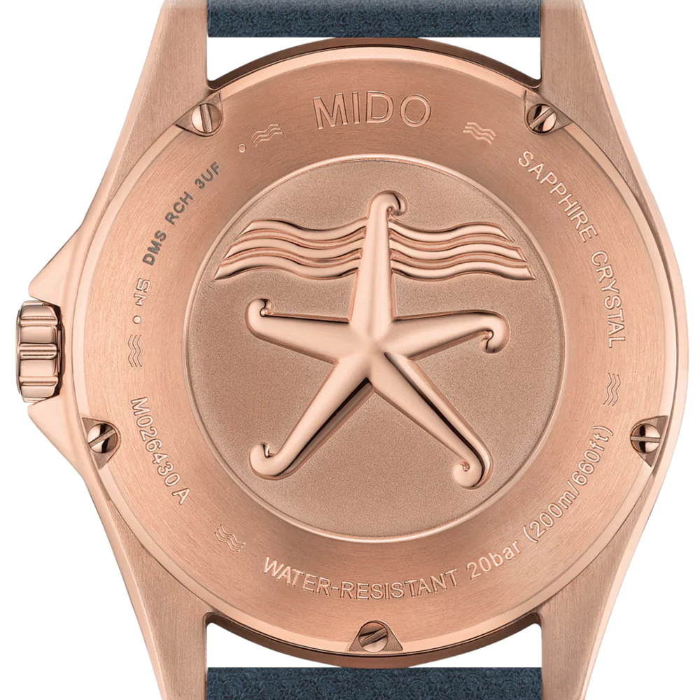 Ocean Star Captain 42.5mm - Blue on Fabric Strap - Image 4