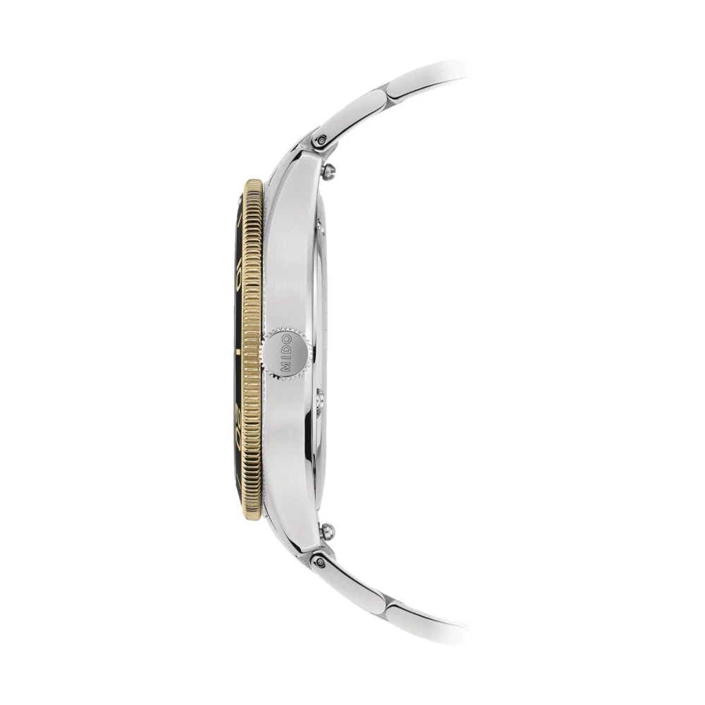 Ocean Star Black and Yellow-Gold PVD Bezel 39mm - Champagne on Bracelet - Image 5