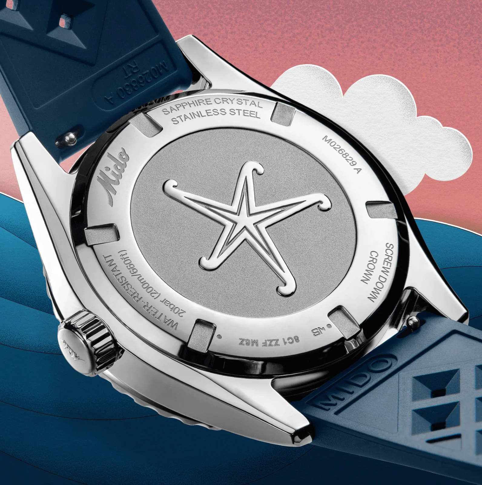 Ocean Star Decompression Worldtimer 40.5mm - Blue on Rubber Strap w/ Additional Bracelet - Image 5
