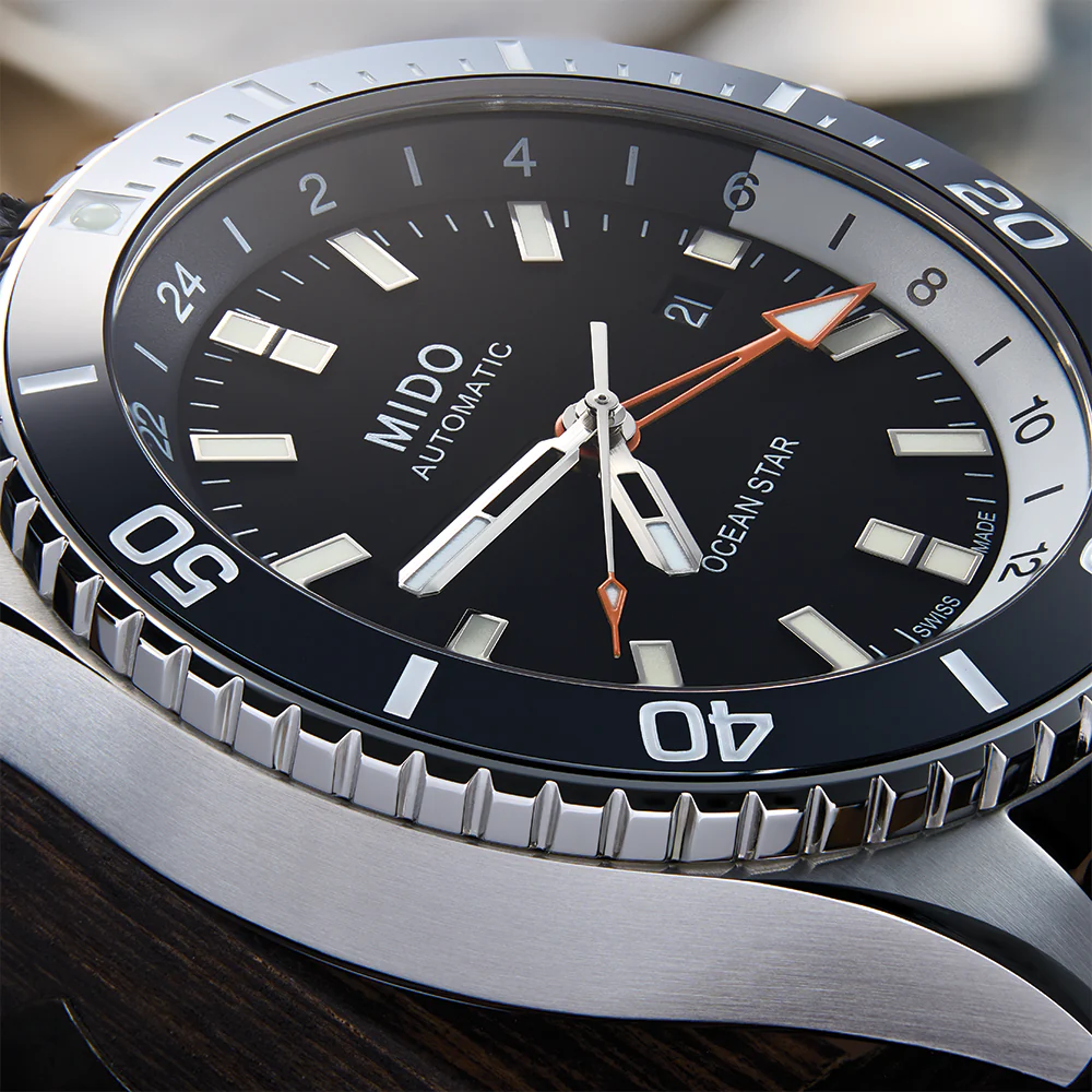 Ocean Star GMT 44mm - Black on Fabric Strap - Image 5