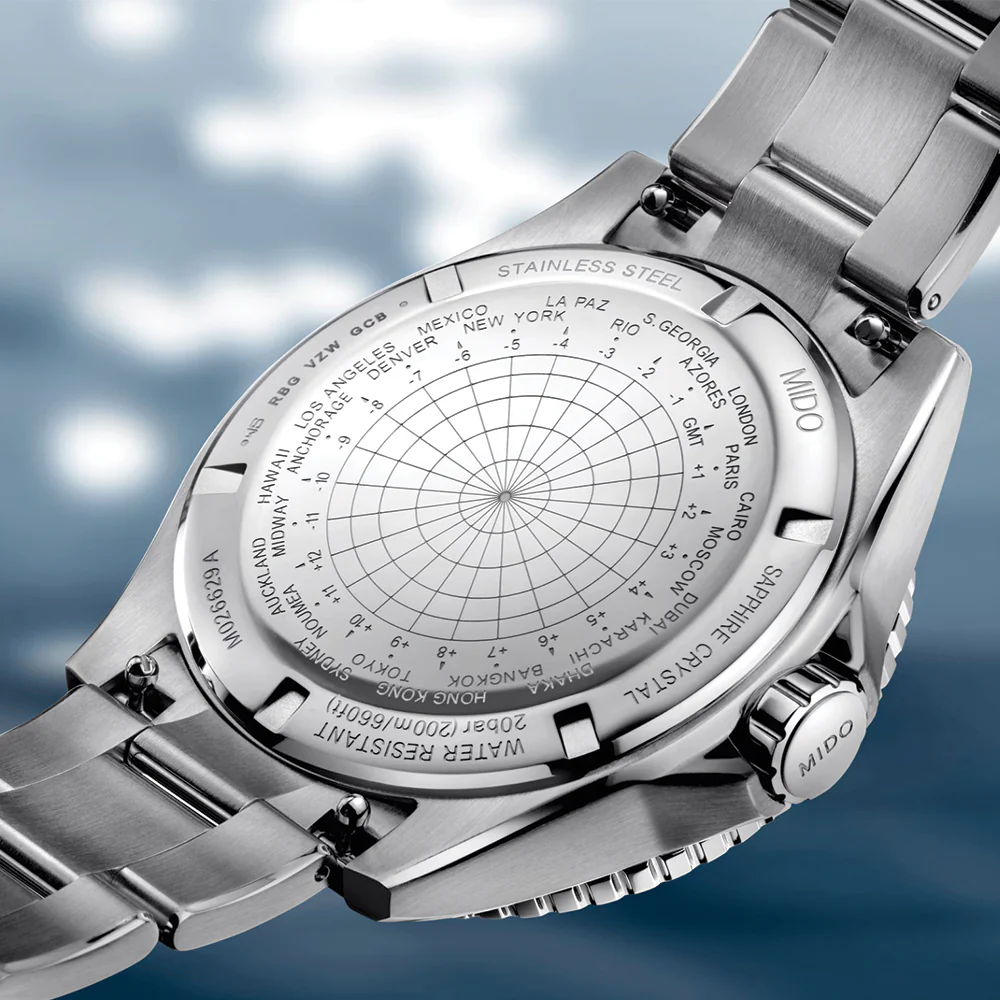 Ocean Star GMT Special Edition 44mm - Blue on Bracelet w/ Additional Fabric Strap - Image 6