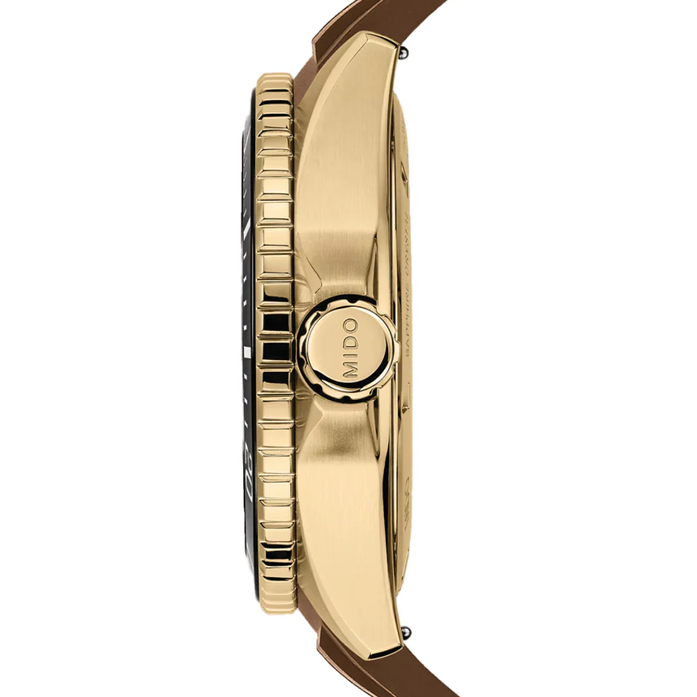 Ocean Star GMT Yellow-Gold PVD 44mm - Black on Rubber Strap - Image 3