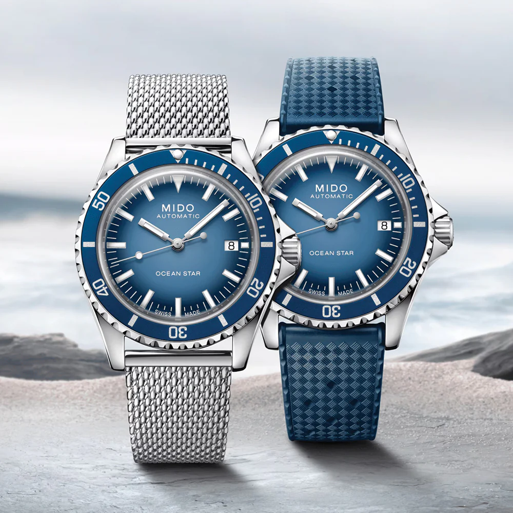 Ocean Star Tribute Special Edition 40.5mm - Blue on Bracelet w/ Additional Rubber Strap - Image 2