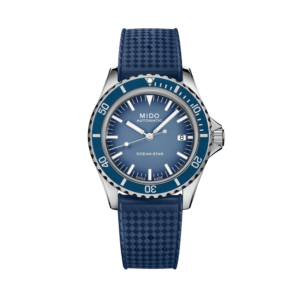 Ocean Star Tribute Special Edition 40.5mm - Blue on Bracelet w/ Additional Rubber Strap - Image 8