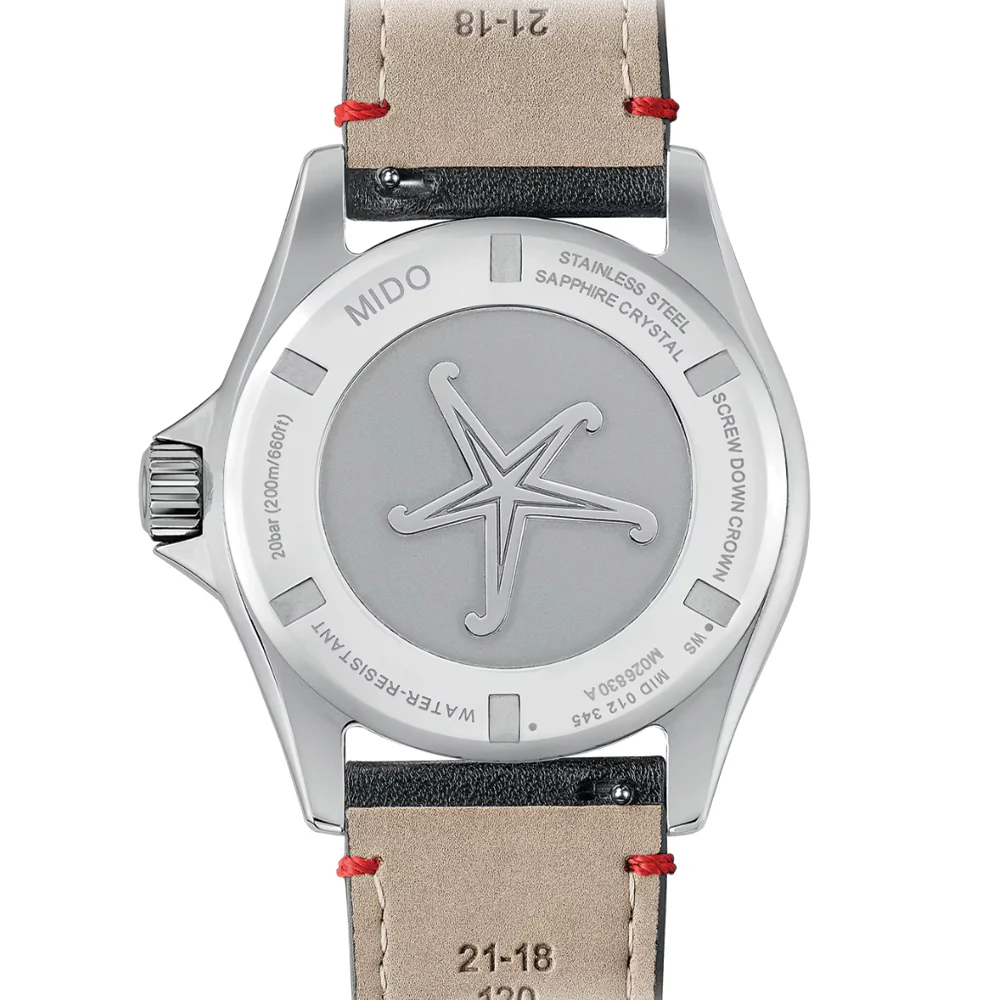 Ocean Star Worldtimer 40.5mm - Silver on Leather Strap - Image 6