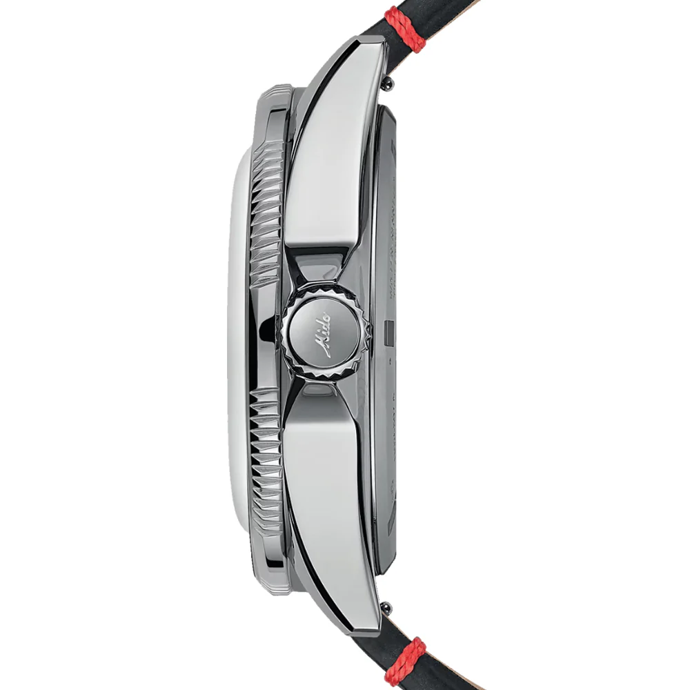 Ocean Star Worldtimer 40.5mm - Silver on Leather Strap - Image 8
