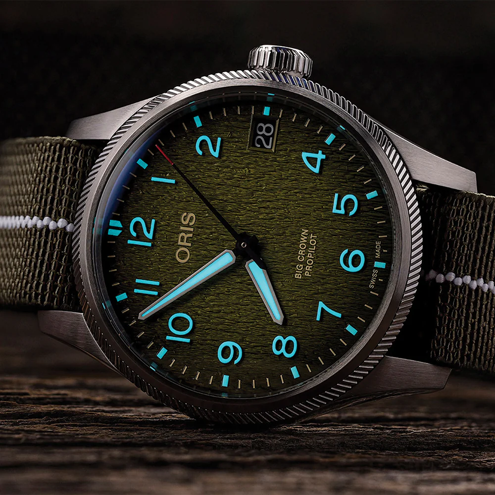Okavango Air Rescue Limited Edition 41mm - Green on Textile Strap - Image 4