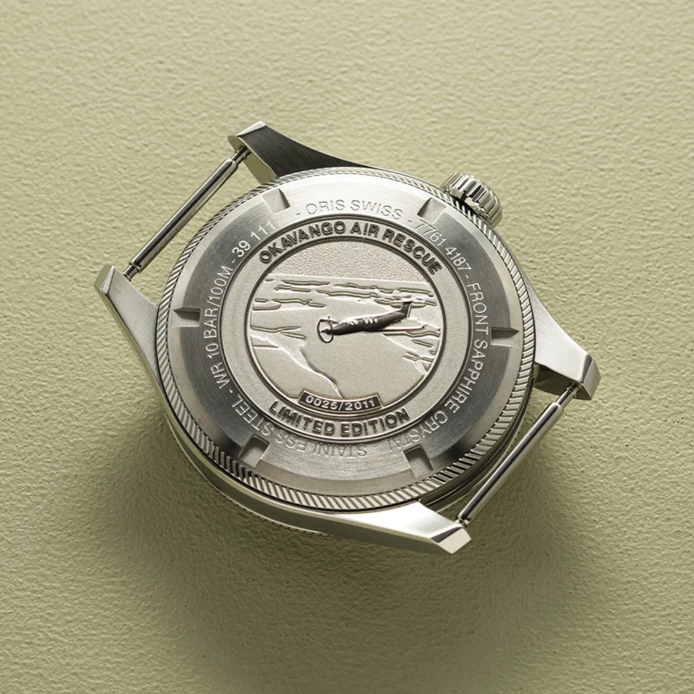 Okavango Air Rescue Limited Edition 41mm - Green on Textile Strap - Image 8