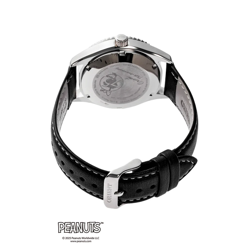 Orient Peanuts 75th Anniversary Limited Edition Diver 39.9mm - White on Leather Strap - Image 4