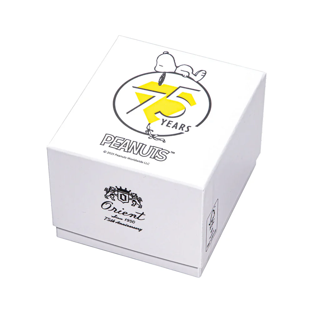 Orient Peanuts 75th Anniversary Limited Edition Diver 39.9mm - White on Leather Strap - Image 5