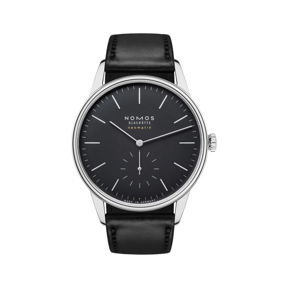 Orion Neomatik Sapphire Back 39mm - Black on Strap