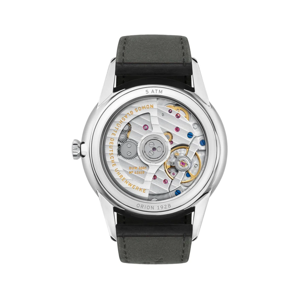 Orion Neomatik Sapphire Back 39mm - Black on Strap - Image 5