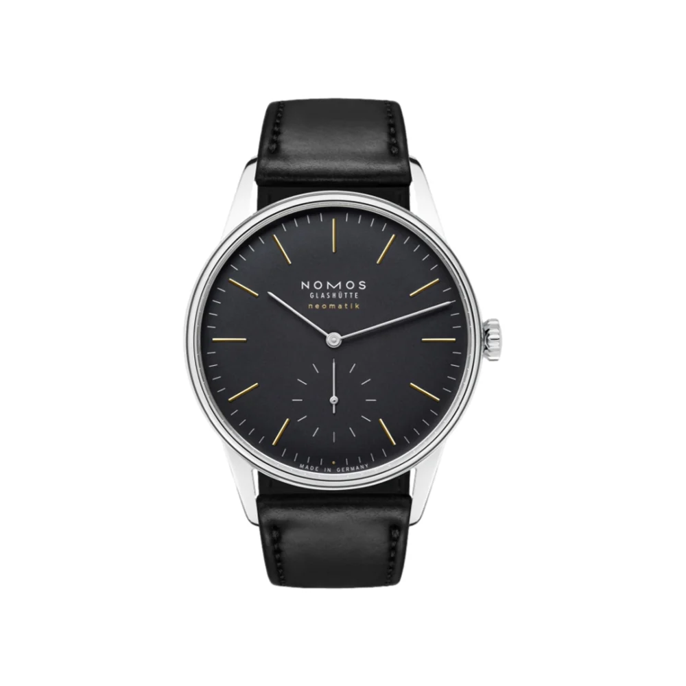 Orion Neomatik Sapphire Back 36mm - Black on Strap