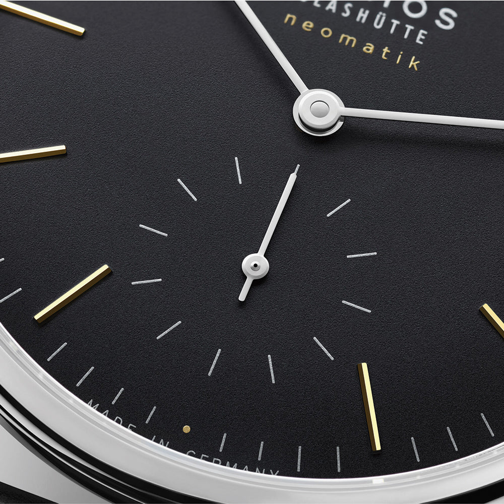Orion Neomatik Sapphire Back 36mm - Black on Strap - Image 5